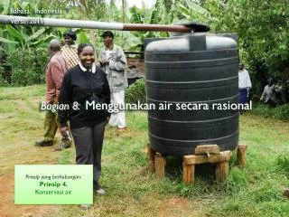 bagian 8 menggunakan air secara rasional