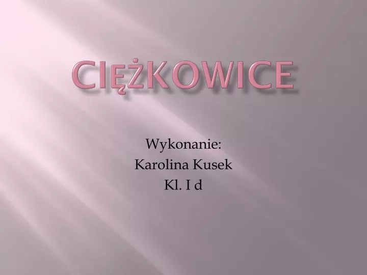 ci kowice