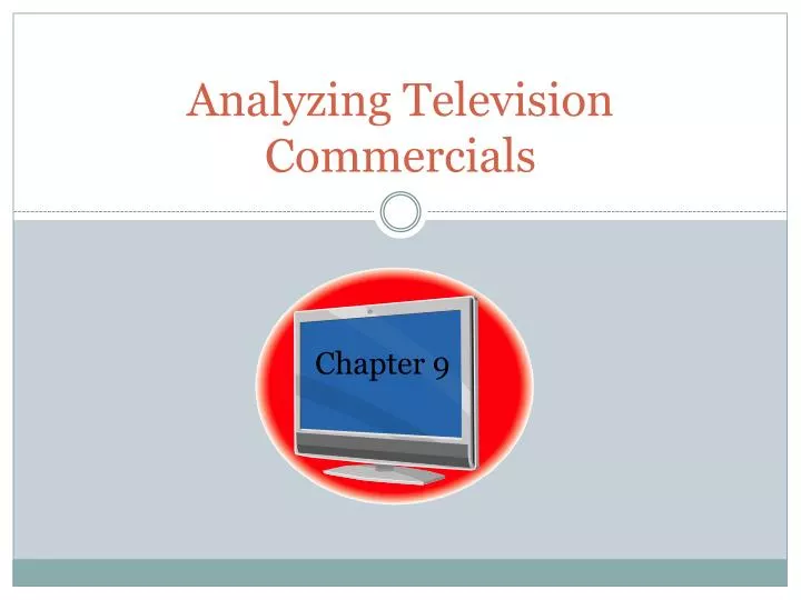 analyzing television commercials