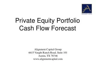 Alignment Capital Group 6615 Vaught Ranch Road, Suite 101 Austin, TX 78746