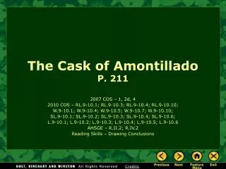 The Cask of Amontillado P. 211