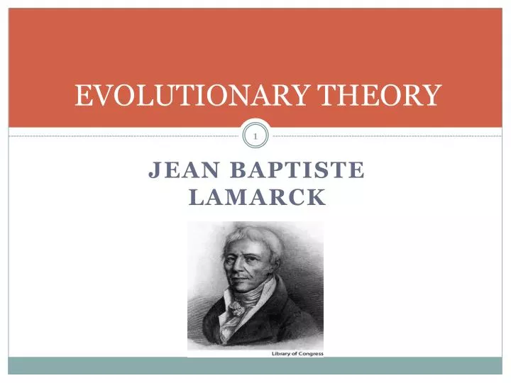 evolutionary theory