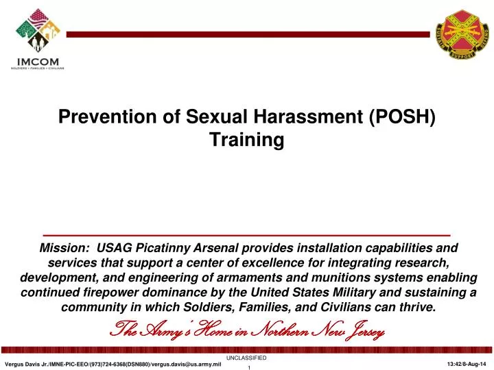 prevention of sexual harassment posh training