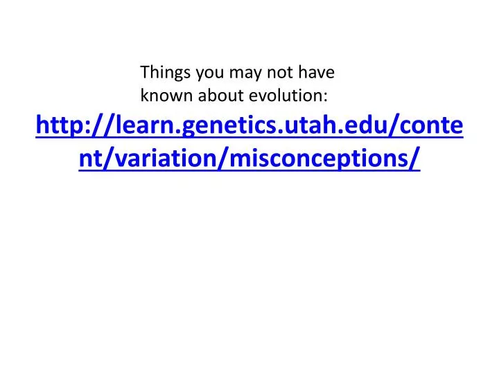 http learn genetics utah edu content variation misconceptions