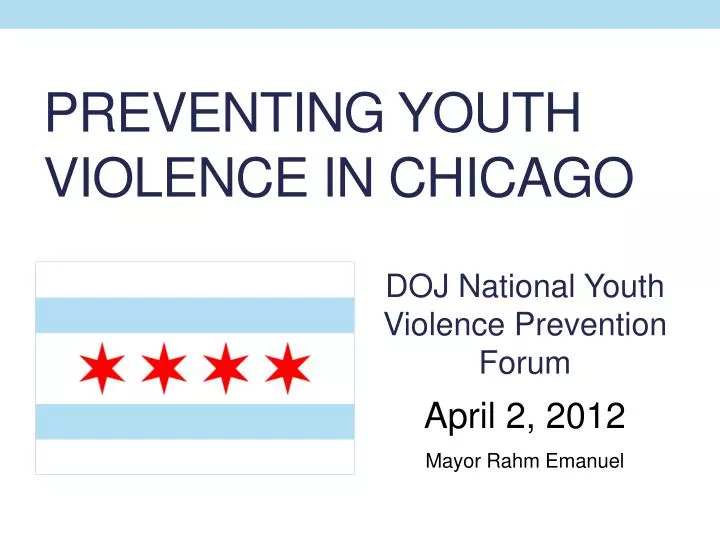 preventing youth violence in chicago