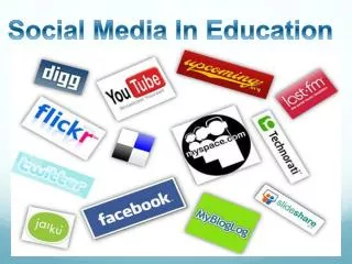 Social Media In Education
