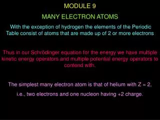 MODULE 9