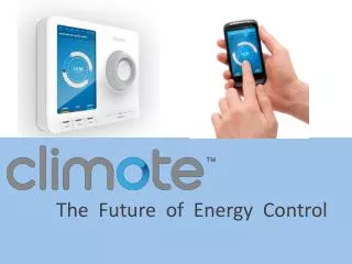 The Future of Energy Control