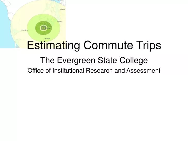 estimating commute trips