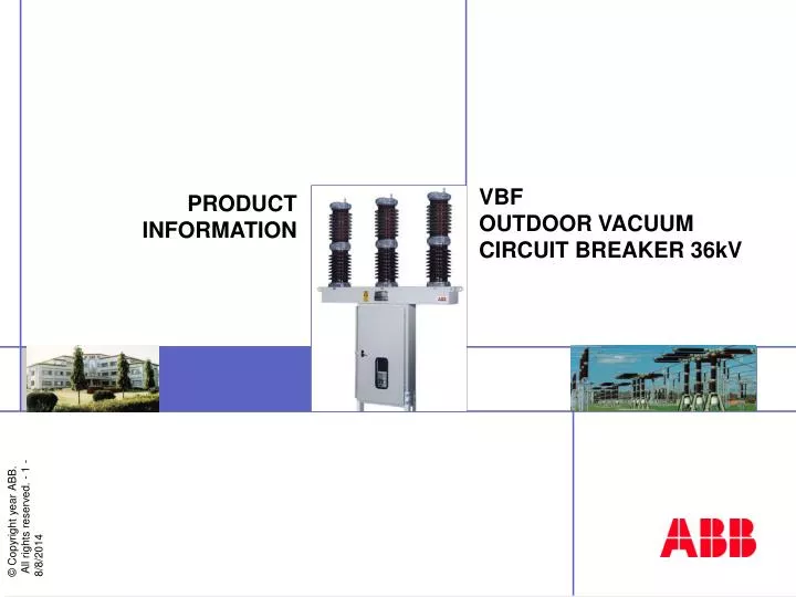 vbf outdoor vacuum circuit breaker 36kv