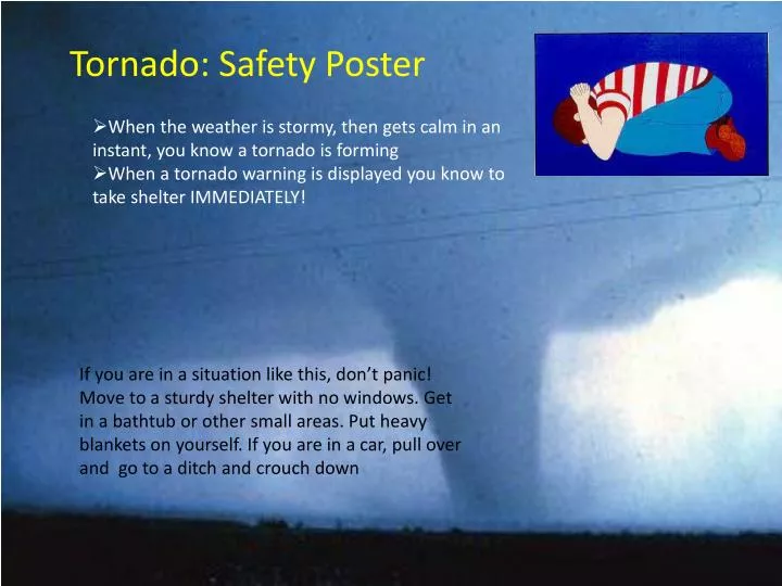 tornado safety poster