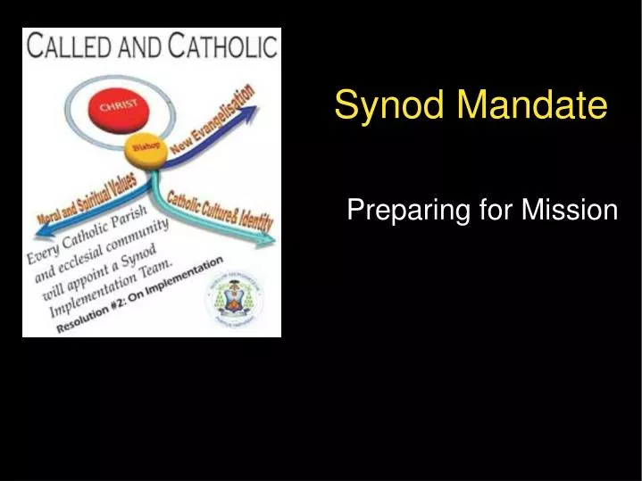 synod mandate