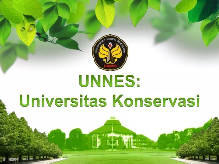 unnes universitas konservasi