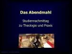 Das Abendmahl - slide 1