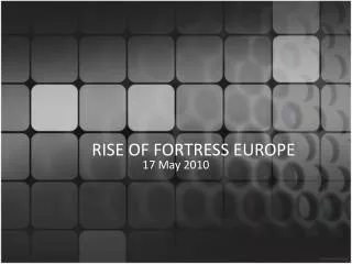 RISE OF FORTRESS EUROPE