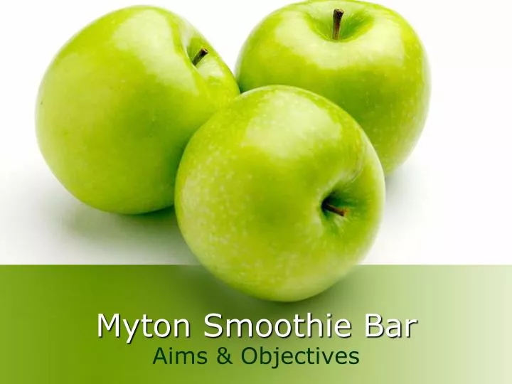 myton smoothie bar