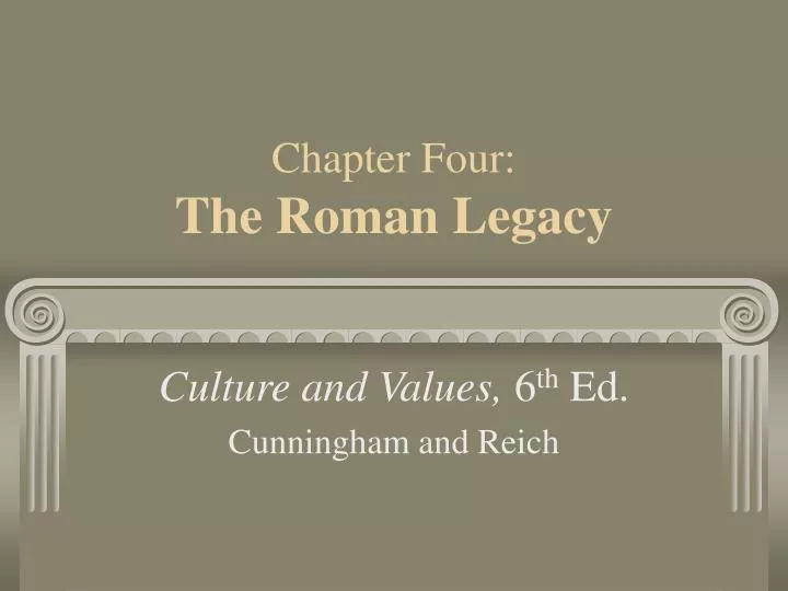 chapter four the roman legacy