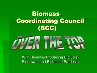 Biomass Coordinating Council (BCC)