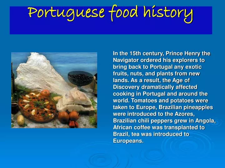 portuguese food history