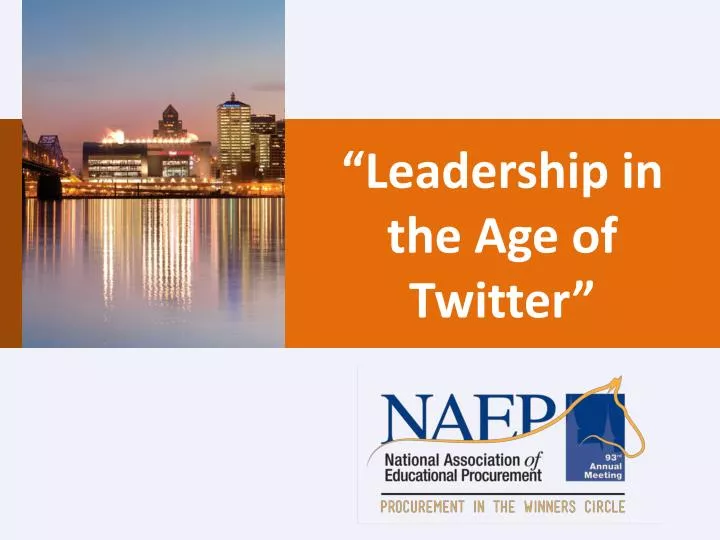 leadership in the age of twitter