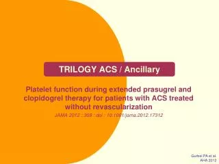 trilogy acs ancillary