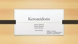 ketoacidosis