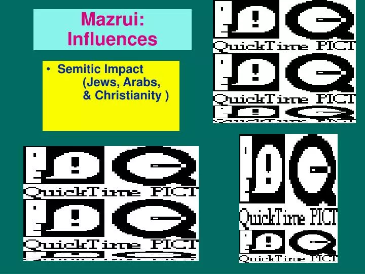 mazrui influences