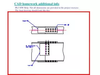 CAD homework additional info
