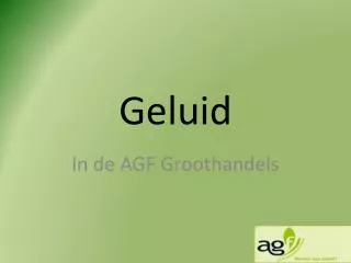 geluid