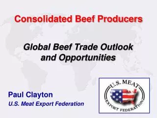 Consolidated Beef Producers