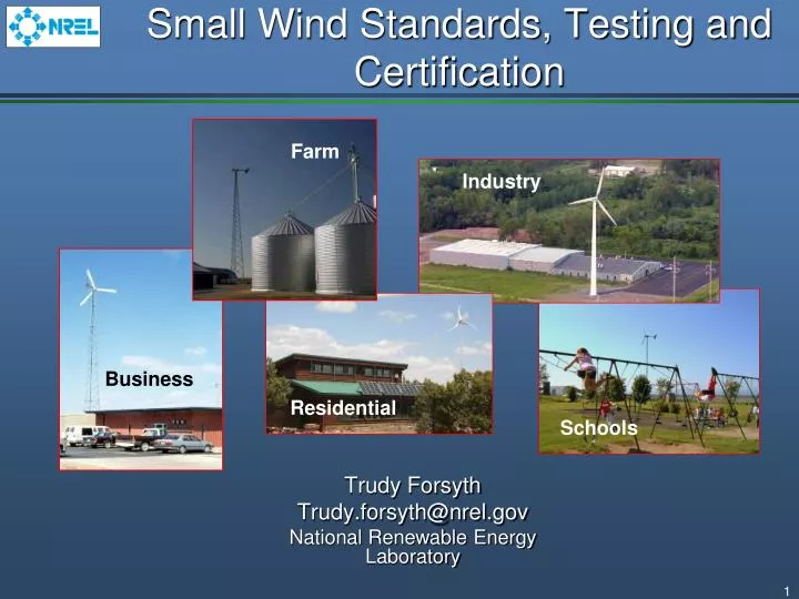 small wind standards testing and certification