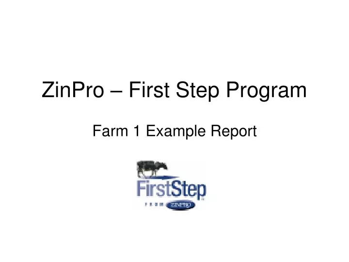 zinpro first step program