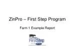 ZinPro – First Step Program - slide 1