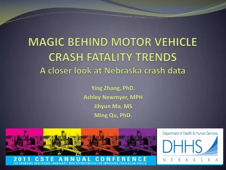 magic behind motor vehicle crash fatality trends a closer look at nebraska crash data