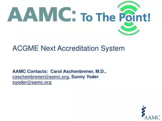 ACGME Next Accreditation System