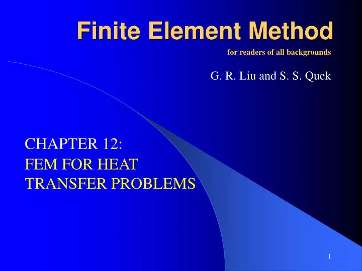 f inite element method