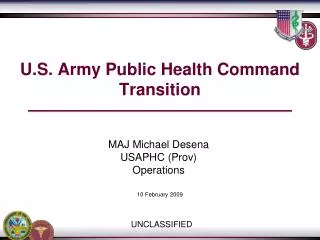 U.S. Army Public Health Command Transition