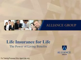 Life Insurance for Life The Power of Living Benefits