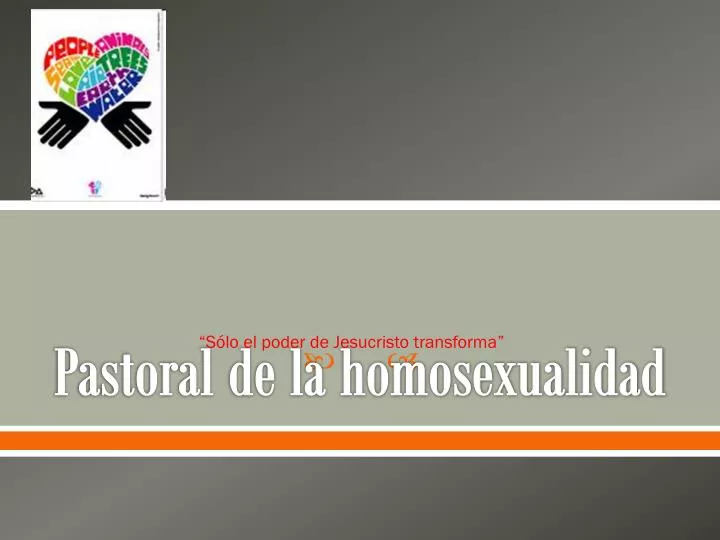 pastoral de la homosexualidad