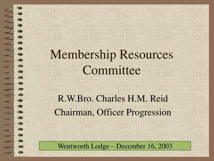 membership resources committee