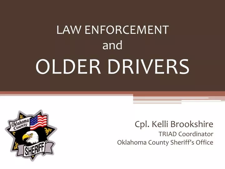 law enforcement and older drivers