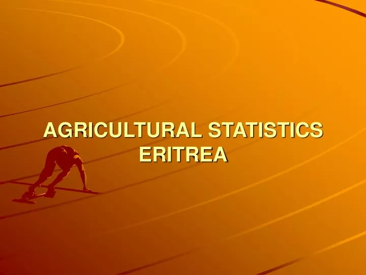 agricultural statistics eritrea