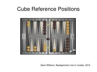 Cube Reference Positions