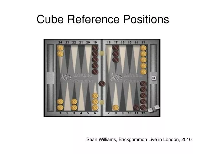 cube reference positions