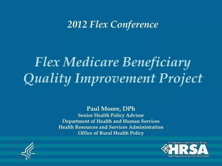 2012 flex conference flex medicare beneficiary quality improvement project