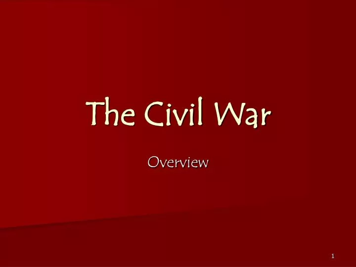 the civil war