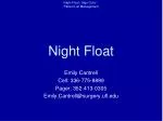 Night Float - slide 1