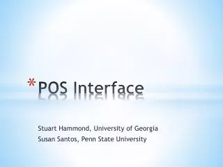 POS Interface