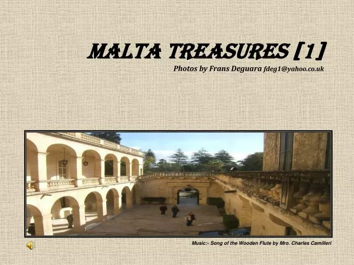 malta treasures 1 photos by frans deguara fdeg1@yahoo co uk