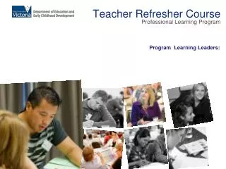 Teacher Refresher Course